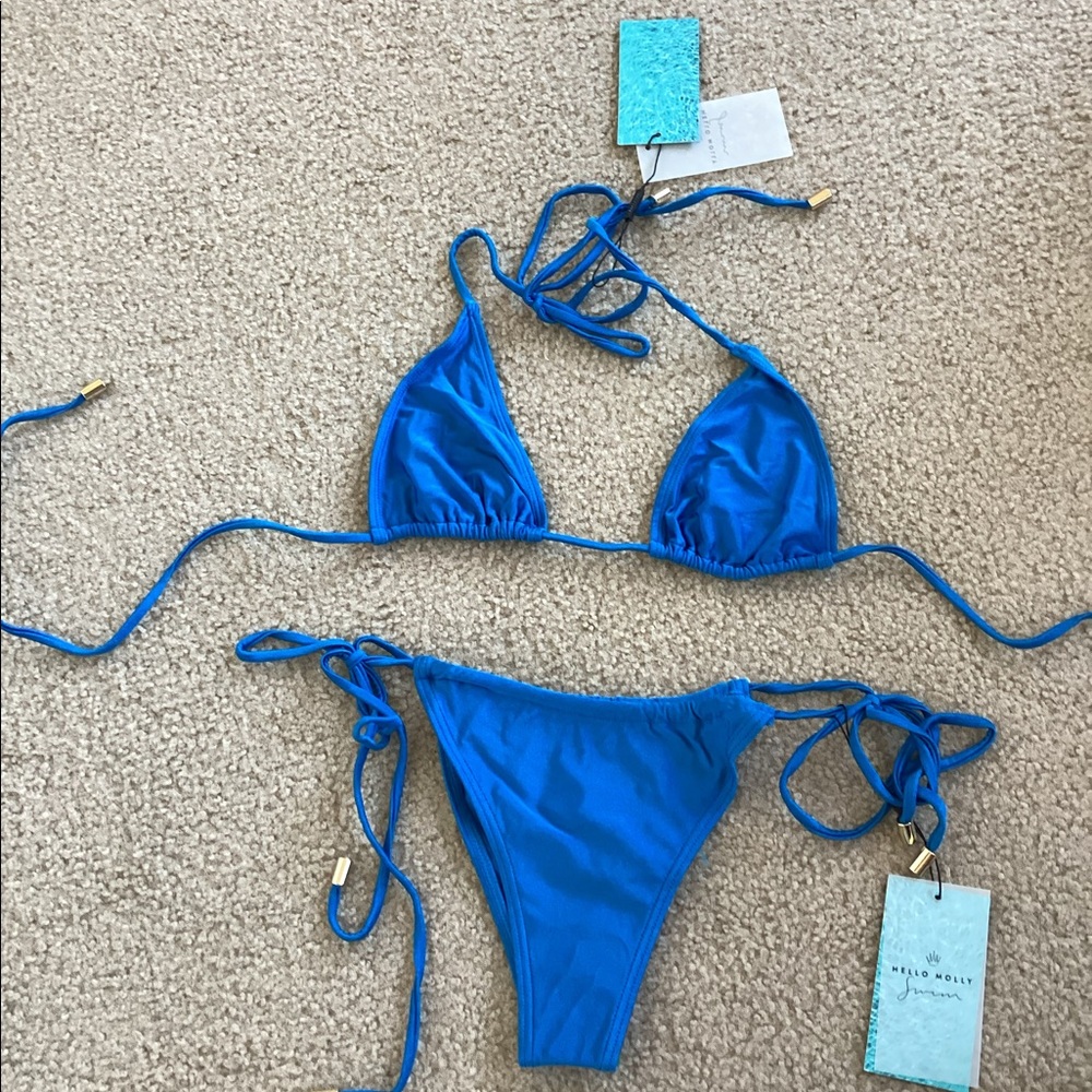 Hello Molly blue bikini, BRAND NEW NEVER WORN-just never got around to returning
